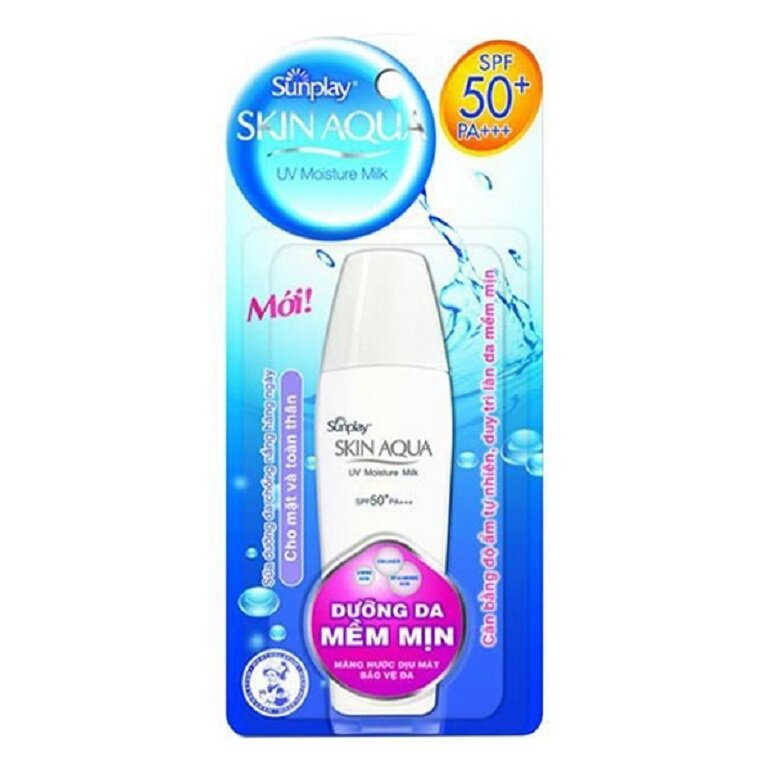 Kem chống nắng Sunplay Skin Aqua UV Moisture Milk SPF50+, PA++++