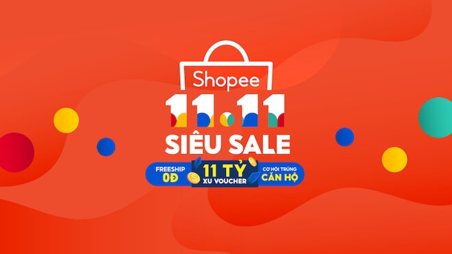 Các chương trình khuyến mãi vào 11/11 trên Shopee