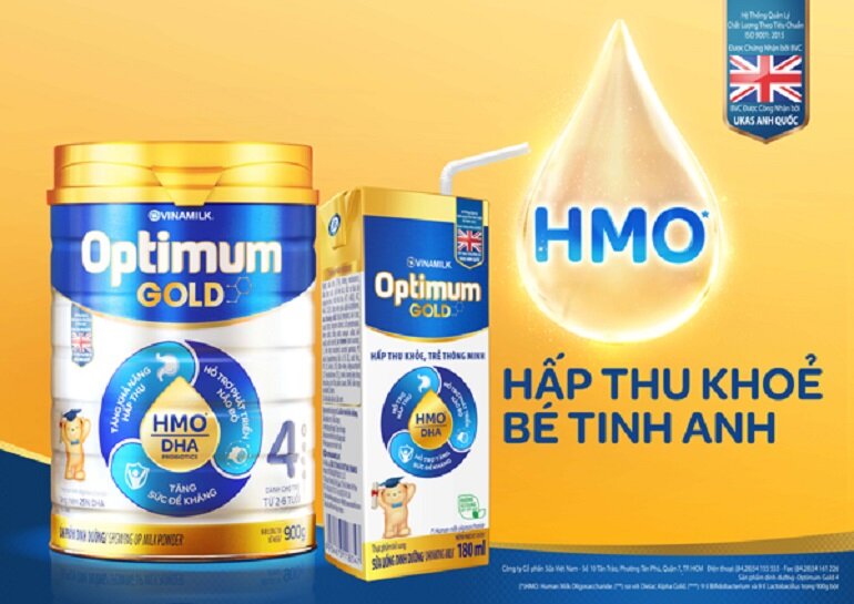 Sữa Optimum Gold phù hợp với trẻ có đường ruột yếu