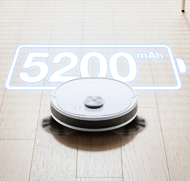 Robot hút bụi Ecovacs Deebot N10 plus có dung lượng pin lớn