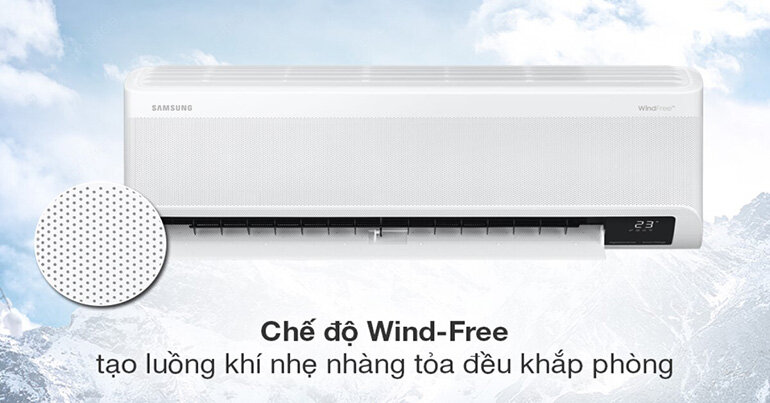 Công nghệ Wind-Free của điều hòa Samsung 1 chiều AR13BYHACWKNSV 12000Btu