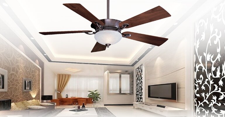 Tác phẩm là kết tinh từ sự giao thoa nghệ thuật Quạt trần GK DELANO F701 PW