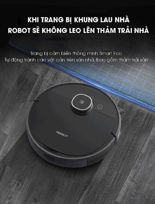 Robot hút bụi thông minh Ecovacs Deebot T5 Hero