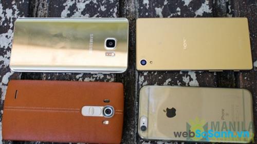 So sánh camera chính của điện thoại Sony Xperia Z5, Samsung Galaxy Note 5, LG V10, iPhone 6s