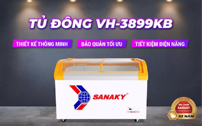 4 lý do bạn nên mua tủ đông Sanaky Vh-3899kb 280 lít