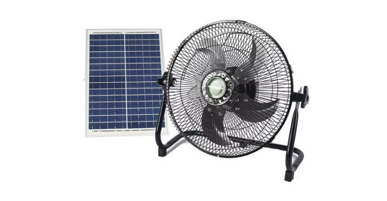 Quạt năng lượng trời 12V Solar Fan có thiết kế khá nhỏ quạt năng lượng mặt trời 12V Solar Fan