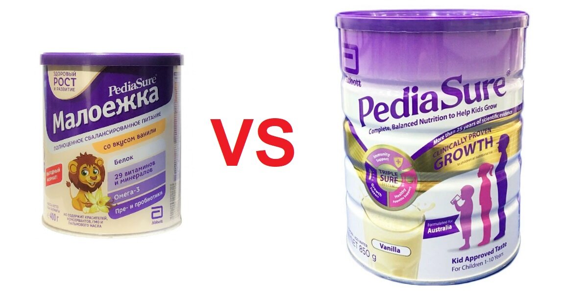 So sánh sữa Pediasure của Nga và Úc cho trẻ, loại nào tốt hơn?