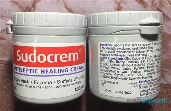 Kem hăm tã Sudocrem