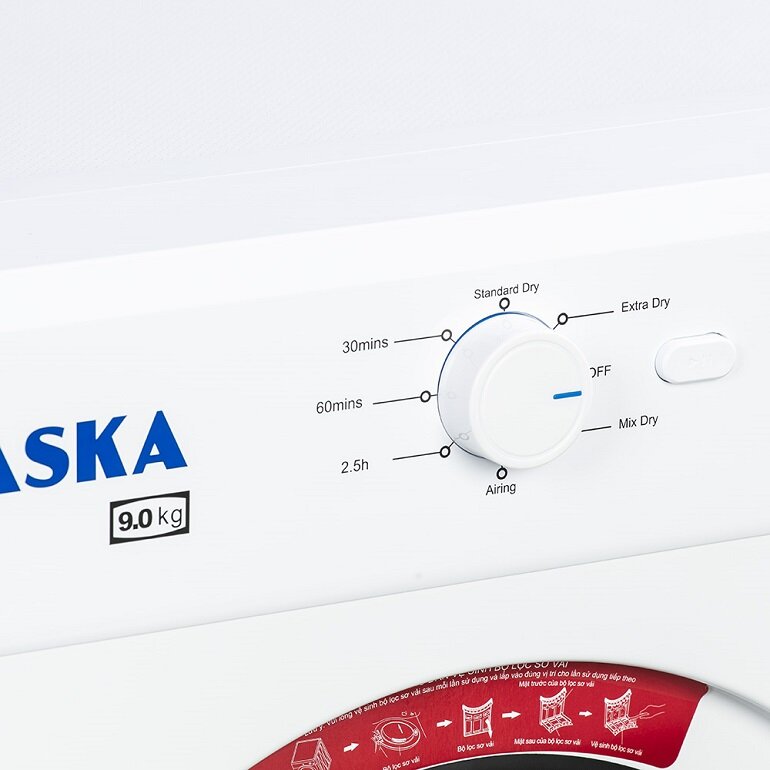 Máy sấy quần áo Alaska S90 (S-90) - 9kg