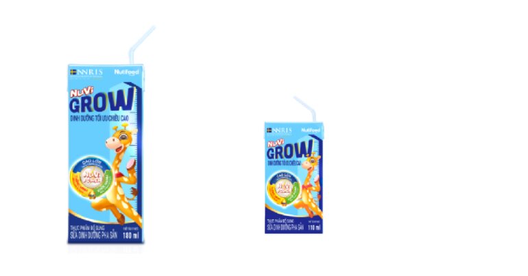 Nên sử dụng sữa Nuvi Grow pha sẵn khi không có thời gian pha sữa bột Nuvi Grow 4 900g