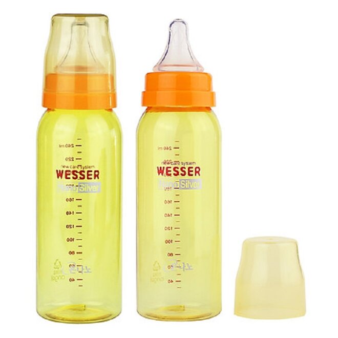 bình sữa Wesser Nano Silver 250ml có tác dụng chống rò rỉ sữa ra ngoài