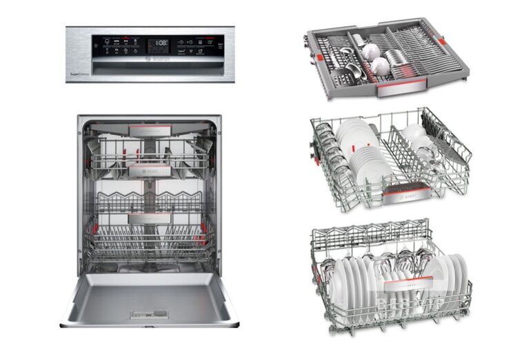 Máy rửa bát bán âm 14 bộ Bosch SMU6ZCS09E