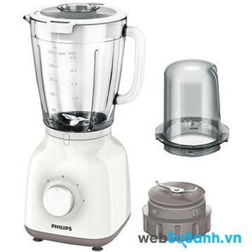 Máy xay sinh tố Philips HR2106, cối nhựa