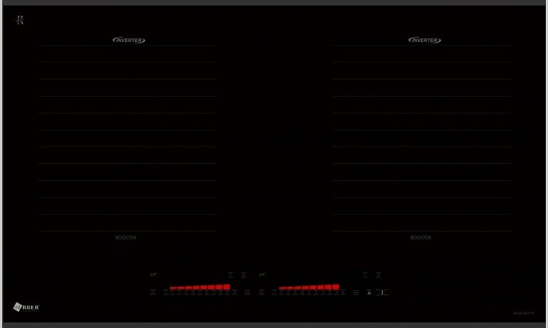 Bếp từ âm Arber AB-678 có hai vùng nấu tiện lợi