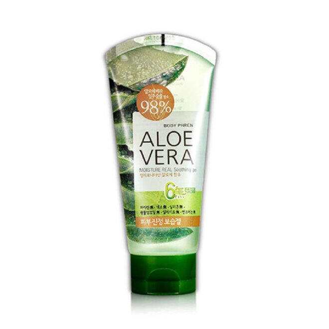 Xịt khoáng nha đam Aloe vera Moisture Real Soothing Gel Mist