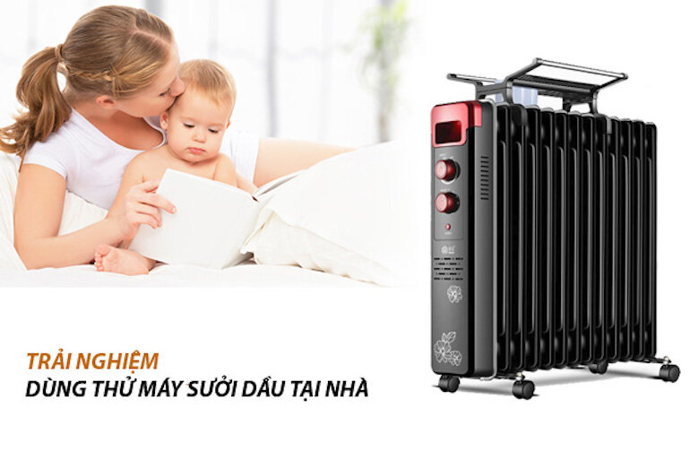 Máy sưởi dầu cho trẻ sơ sinh có những ưu điểm nào?