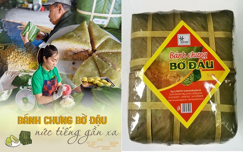 Bánh chưng Bờ Đậu đặc sản Thái Nguyên