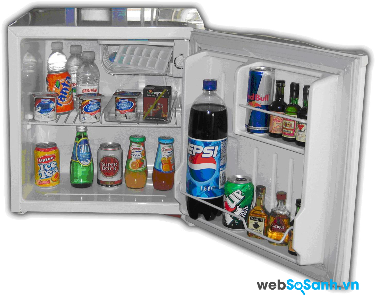 Nếu bạn ở một mình thì loại tủ lạnh Mini khá phù hợp