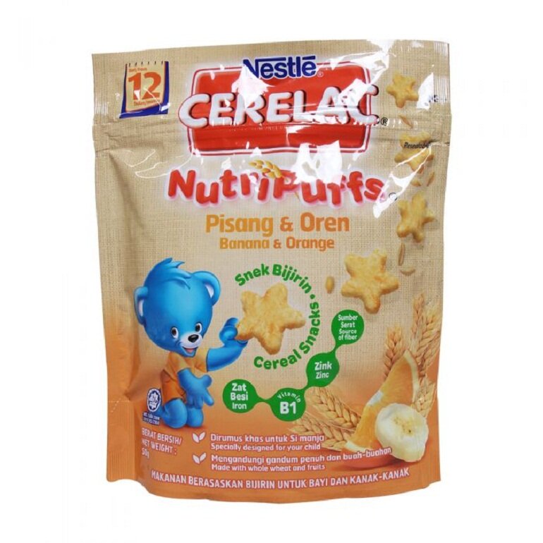 Bánh ăn dặm Nestle phù hợp cho các bé từ 8 tháng tuổi trở lên
