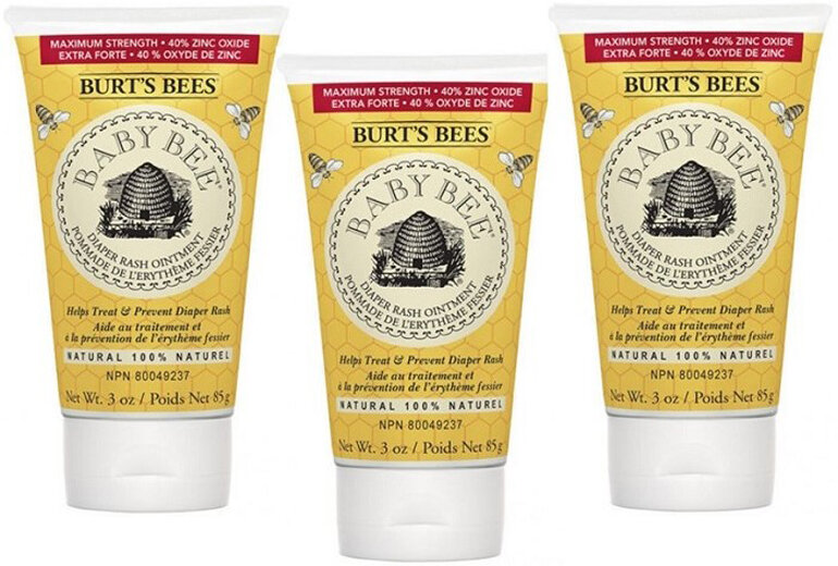 Kem chống hăm Burt’s Bees sản phẩm được các bác sĩ nhi khoa hàng đầu ở Mỹ khuyên dùng..