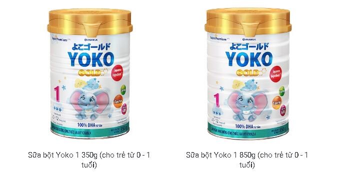 Giá sữa Yoko Gold 1 bao nhiêu tiền?