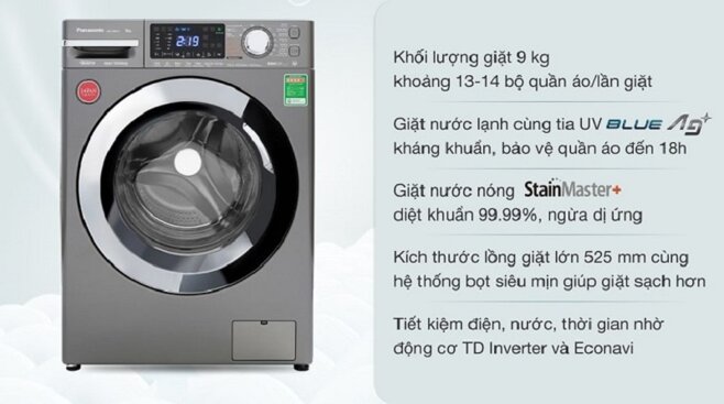 Máy giặt Panasonic 9 Kg NA-V90FX1LVT