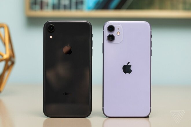 iPhone 11 sở hữu thiết kế thân máy bóng bẩy, sang trọng