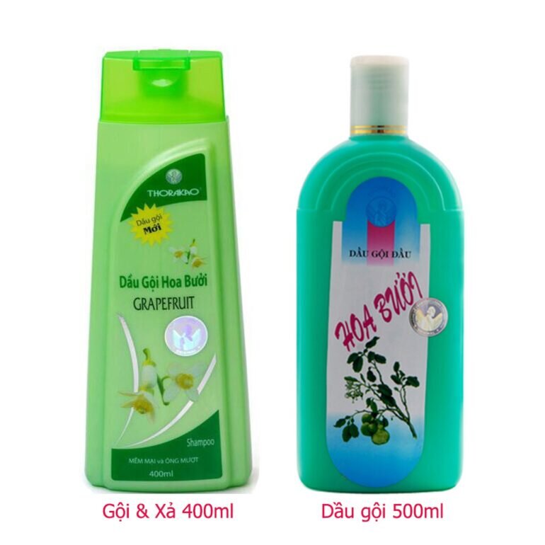 dầu gội Thorakao hoa bưởi loại mới 400ml, loại cũ 500ml