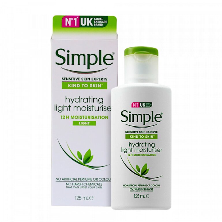 Kem dưỡng da Simple dòng Kind To Skin Hydrating Light Moisturiser