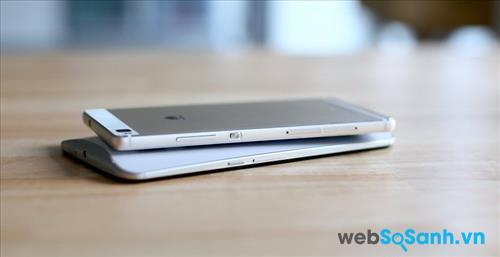 Thiết kế phẳng Huawei được so với Nexus 6 cong của Motorola