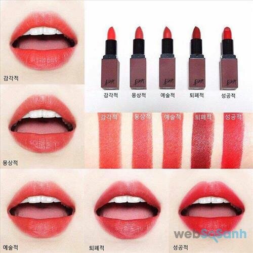 Bảng màu của Bbia - Last Lipstick Red Series 3 