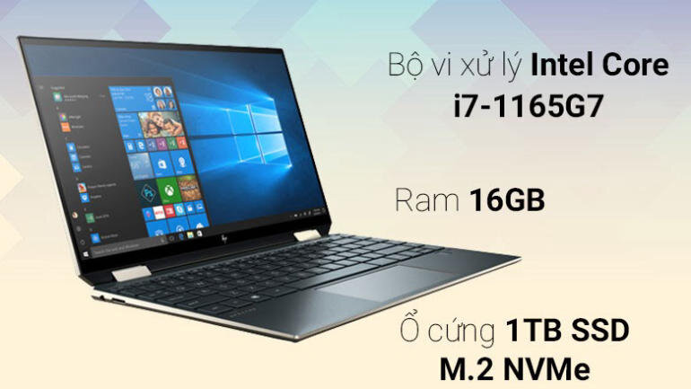 Laptop HP Spectre x360 sở hữu hiệu suất cải thiện vượt bậc