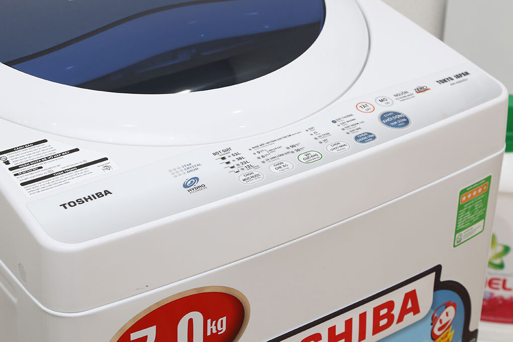 Chu trình giặt máy sẽ diễn ra tới khi vắt khô độ giặt