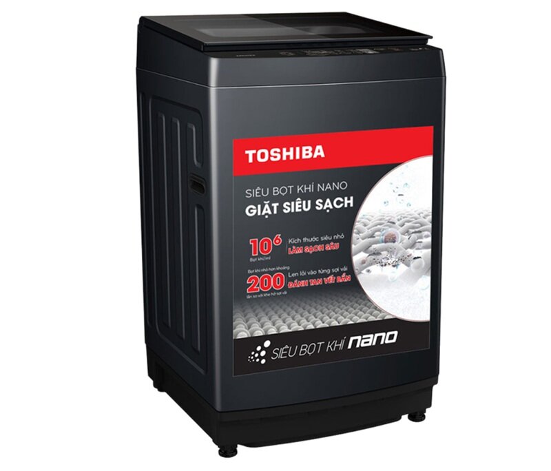 Máy giặt cửa trên Toshiba 13kg AW-DM1400LV(MK) giặt sạch hiệu quả, giá chỉ từ 6,9 triệu đồng