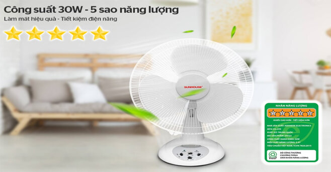 quạt tích điện Sunhouse SH722