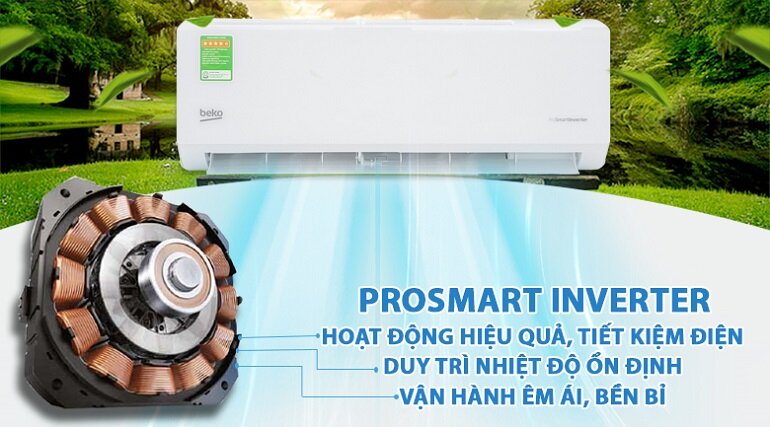 máy lạnh Beko Inverter 1 HP RSVC09VT 