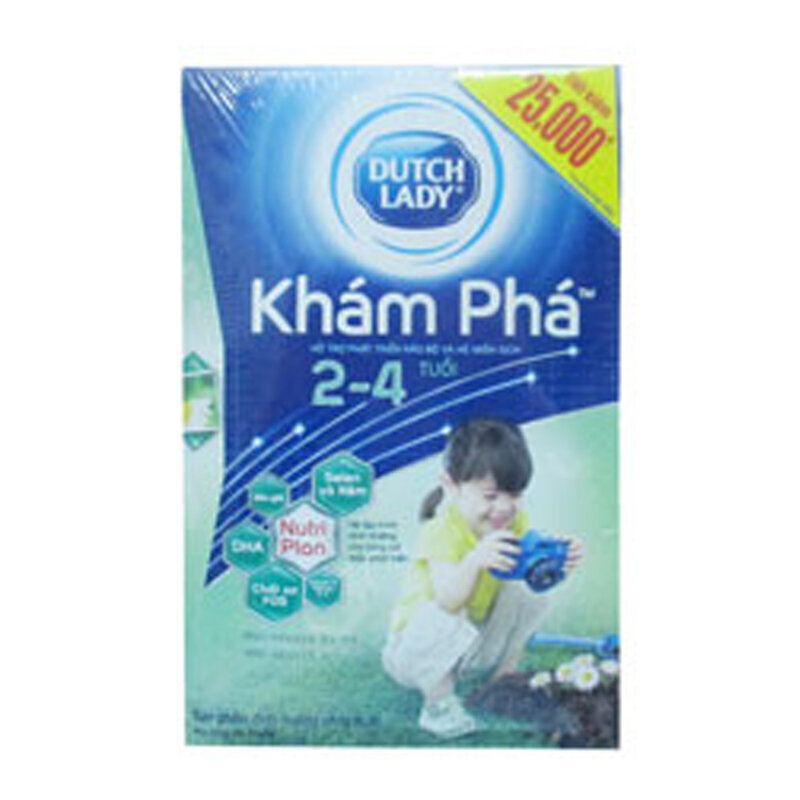 Sữa bột Dutch Lady Cô gái Hà Lan Khám Phá - hộp 400g (dành cho trẻ từ 2-4 tuổi)