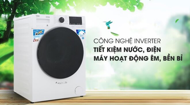 Máy giặt Beko Inverter 9 kg WCV9649XWST