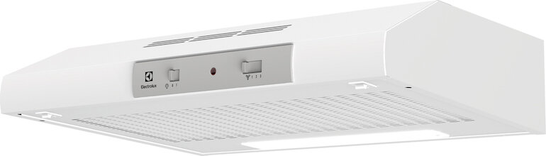 Máy hút mùi Electrolux eft7041w có thiết kế dạng âm tủ giúp tiết kiệm không gian cho căn bếp.