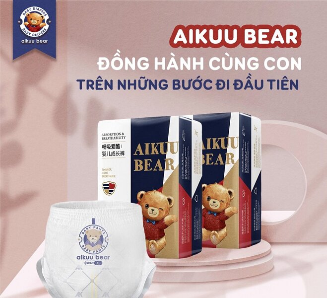 Bỉm Aikuu Bear - bỉm cao cấp Trung Quốc