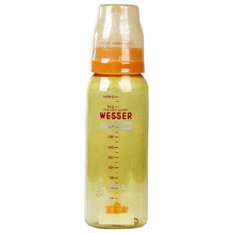 Bình sữa Wesser Nano Silver 250ml có xuất xứ từ Hàn Quốc