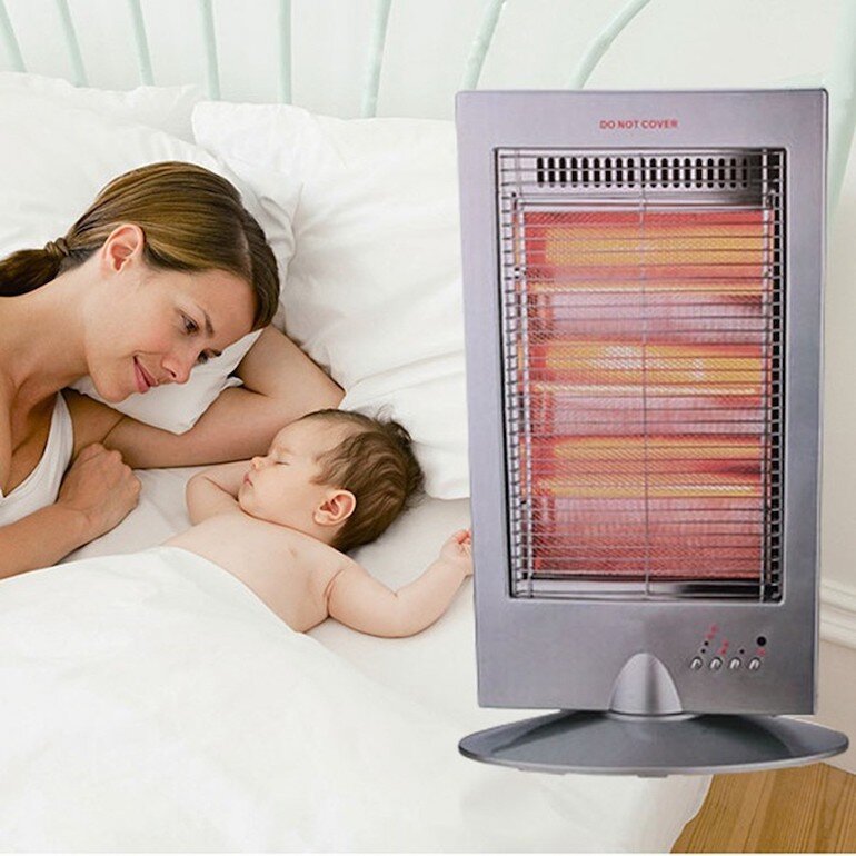 Lựa chọn máy sưởi ấm phòng ngủ di động cho trẻ sơ sinh 