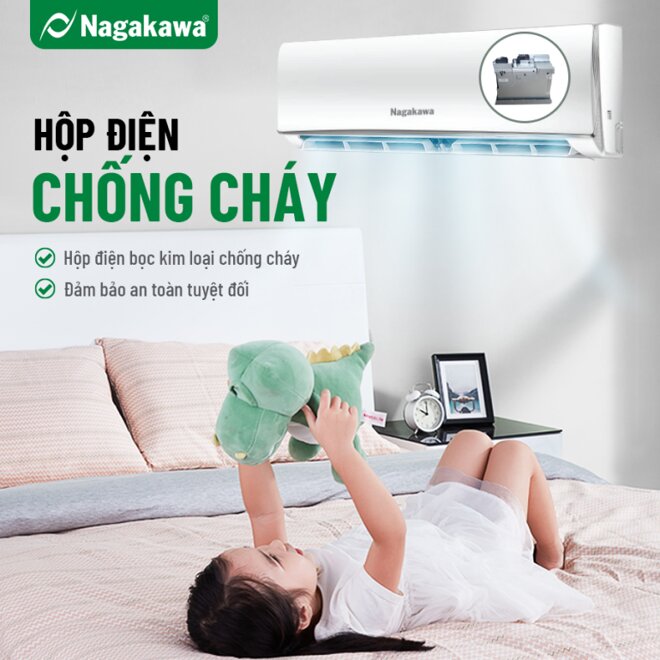 điều hòa nagakawa 12000btu 2 chiều