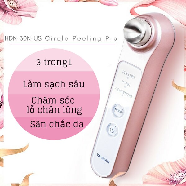 Với máy Yaman HDS 30N Circle Peeling Pro bạn có thể tự tin với làn da sáng khỏe