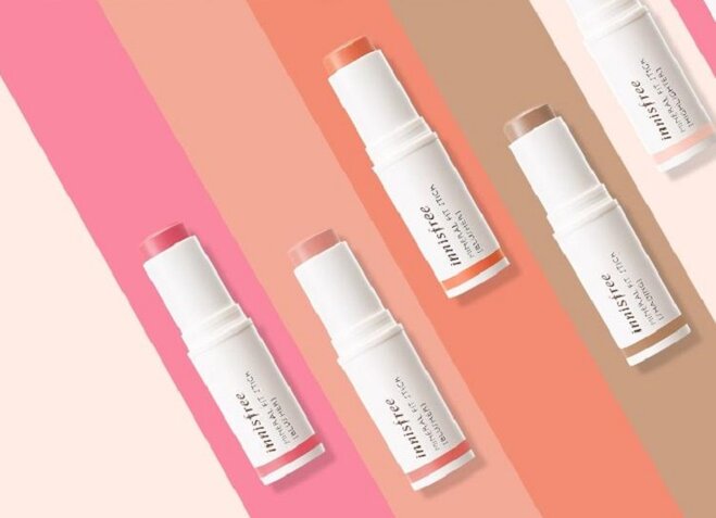 Dòng phấn má hồng dạng kem Innisfree Mineral Fit Stick thịnh hành