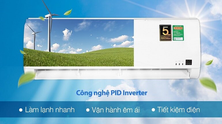 máy lạnh Aqua Inverter 1 HP AQA-KCRV10TR