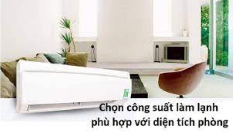 Chọn mua điều hòa Samsung có công suất phù hợp với diện tích phòng