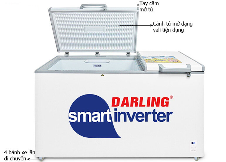 Tủ cấp đông DARLING S-INVERTER DMF-7699 WSI
