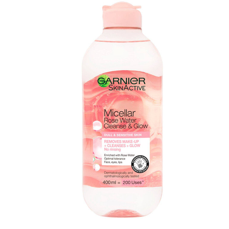 Garnier Water Rose Micellar մաքրող ջուր չոր մաշկի համար
