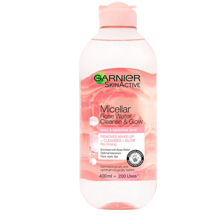 Nước tẩy trang cho da khô Garnier Water Rose Micellar Cleansing Water